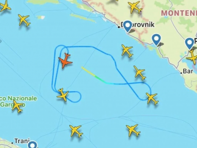 Tre aerei militari in pattugliamento intensivo su Dubrovnik. Voli registrati anche sullo spazio aereo sul Canale d’Otranto