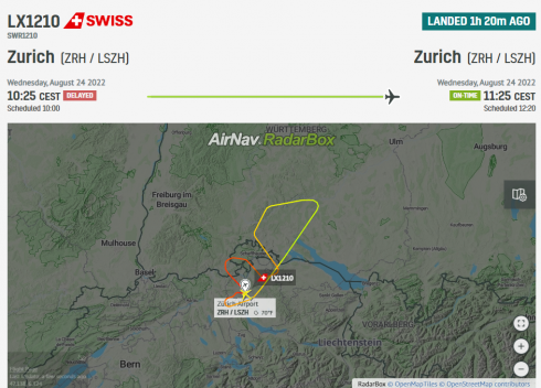 Emergenza a bordo dopo il decollo: aereo Swiss costretto a un brusco ritorno a Zurigo