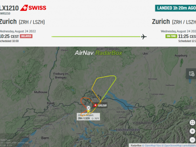 Emergenza a bordo dopo il decollo: aereo Swiss costretto a un brusco ritorno a Zurigo