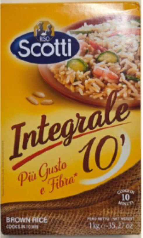 Ossido di etilene nel riso integrale via Italia: allerta Rasff da Malta per il riso integrale Scotti