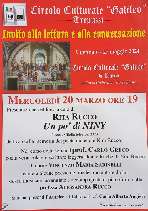 Presentazione del libro "Un po’ di…Niny’"