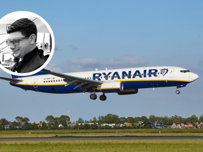 Passeggero muore durante un volo Ryanair