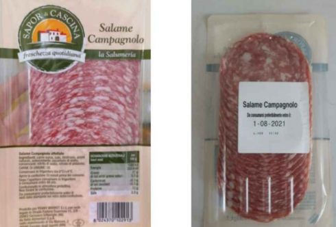 Il Salame Campagnolo di Penny Market richiamato per sospetta contaminazione da Salmonella.