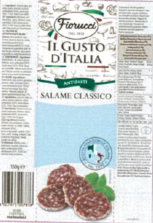 Allergene non dichiarato, il Ministero segnala ritiro lotti di salame e salametto Fiorucci