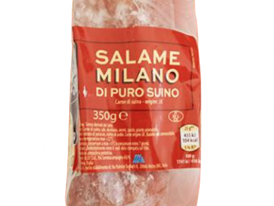 Aldi richiama salame Milano per possibile contaminazione da salmonella
