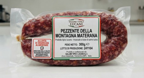 Allerta Alimentare: Ministero della Salute richiama Pezzente della Montagna Materana per rischio Salmonella