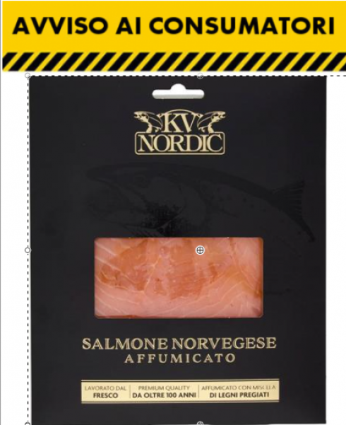 Listeria nel salmone affumicato KV Nordic richiamato dal commercio