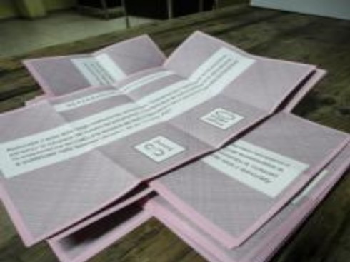 scheda elettorale scheda elettorale
