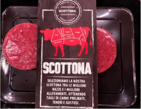 Lotto di tartare di bovino adulto - scottona ritirato dal commercio: rischio salmonella.