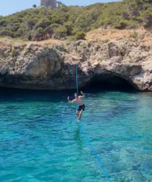 Slacklining la nuova frontiere dello sport nel Salento – VIDEO