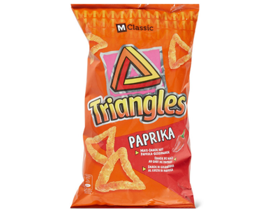 Allergeni non dichiarati, Migros richiama gli snack al gusto di paprica M-Classic Paprika Triangles