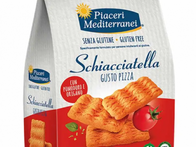Snack salato senza glutine a forma di schiacciata, al gusto pizza richiamato per allergeni non dichiarati in etichetta