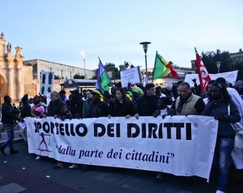 manifestazione antirazzista 17-12-2011 manifestazione antirazzista 17-12-2011