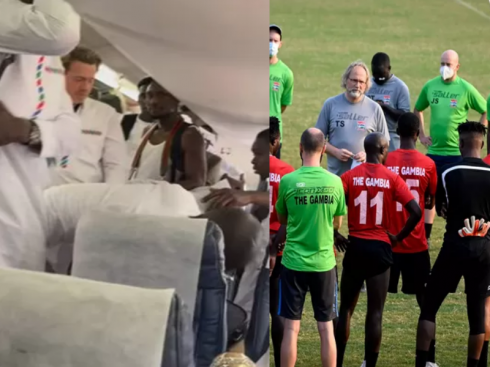 Carenza di ossigeno sull'aereo quasi uccide Tom Saintfiet e la squadra di calcio del Gambia: “Sono scampati alla morte” – Il video