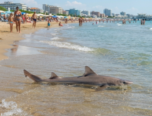 Avvistato piccolo esemplare di squalo a Lignano Sabbiadoro: un segnale di mare pulito e in salute
