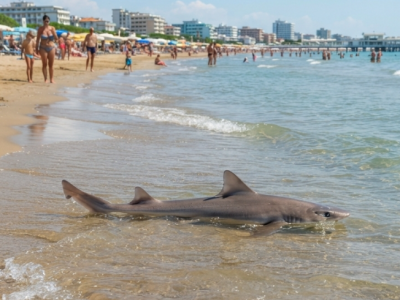 Avvistato piccolo esemplare di squalo a Lignano Sabbiadoro: un segnale di mare pulito e in salute