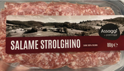 Lotto di salame strolghino richiamato per Listeria monocytogenes nel prodotto