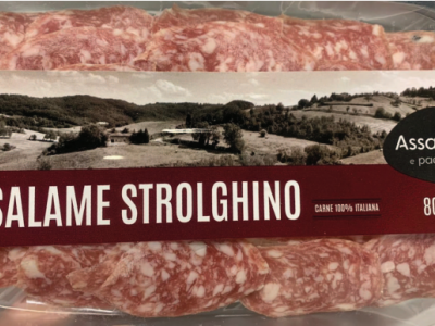 Lotto di salame strolghino richiamato per Listeria monocytogenes nel prodotto