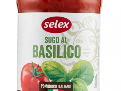 Allerta alimentare: richiamato lotto di sugo pronto al basilico Selex per possibile presenza di frammenti di vetro