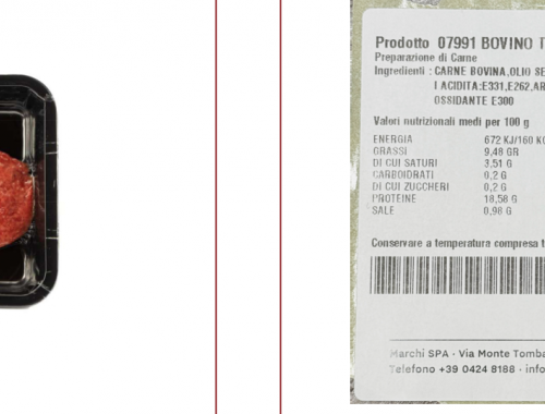 Listeria in tartare di bovino speziata richiamata dal commercio