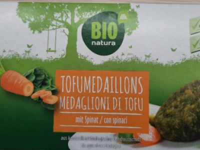 Bacillus Cereus nel Bio Tofu Medaillons mit spinat di Natur Aktive