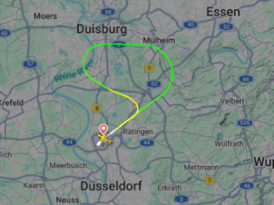 Volo Eurowings Europe Malta da D&uuml;sseldorf a Brindisi, aeromobile rientra in aeroporto