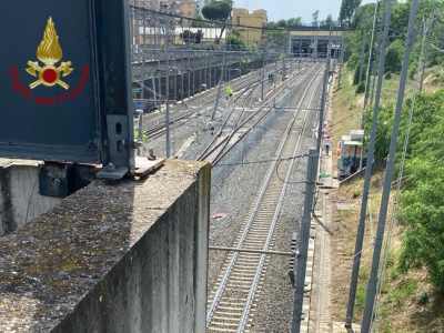 Incidente sulla linea ad alta velocità Torino-Napoli: deraglia l'ultima carrozza del convoglio nei pressi della galleria Serenissima a Roma