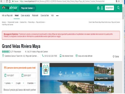 tripadvisor messaggio 
