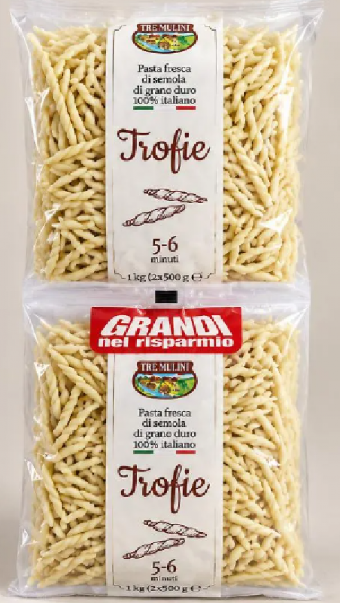 Corpi estranei metallici nelle trofie Tre Mulini richiamate da Eurospin