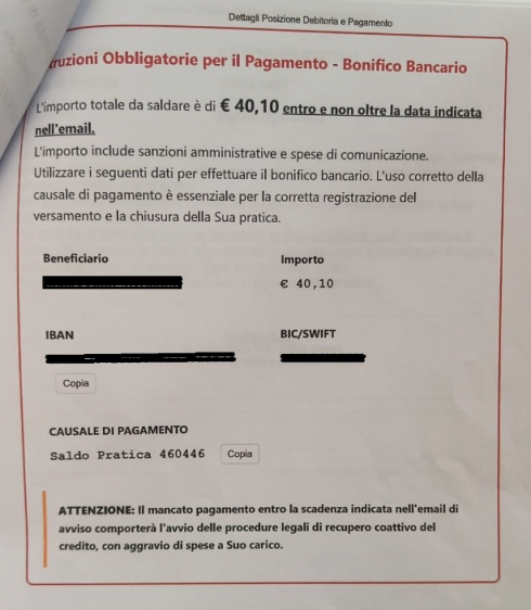ATTENZIONE: allerta in rete della Polizia Postale per una campagna di phishing indirizzata ai cittadini della Regione Lombardia!