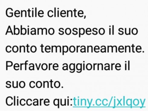 truffa sospensione conto truffa sospensione conto