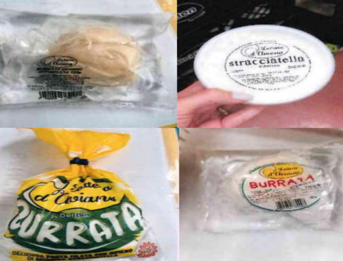 Listeria in alcuni lotti di burrata, burrata affumicata e stracciatella della Latteria di Aviano richiamati dalla vendita