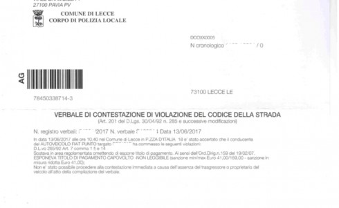 verbale PM Lecce verbale PM Lecce