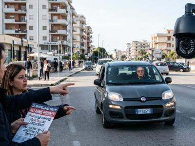 Lecce, telecamere in periferia e riprese frontali dei conducenti