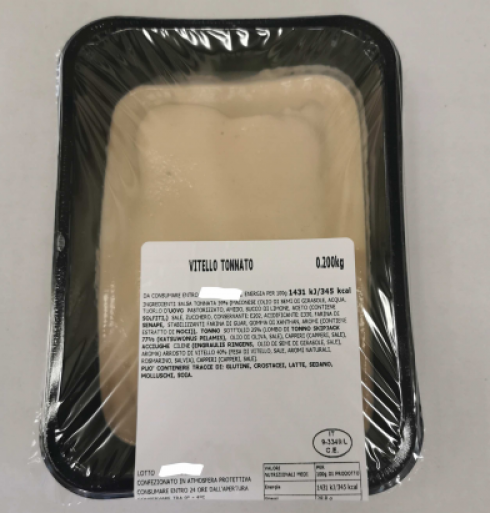 Presenza di Listeria, ministero della Salute annuncia richiamo di “Vitello tonnato”.