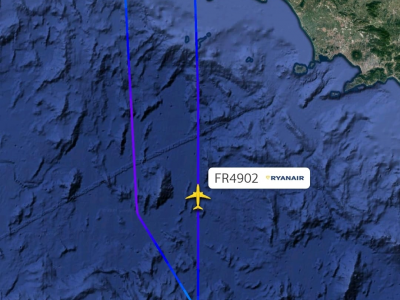 Odissea sul volo Ryanair Roma - Palermo: l'aereo dopo 3 tentativi di atterraggio torna indietro a Roma Fiumicino per via delle condizioni climatiche