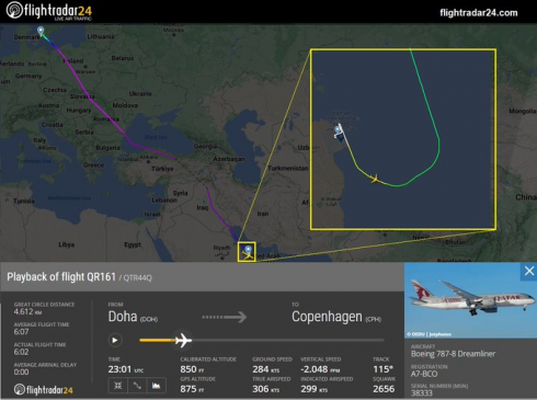L'aereo della Qatar Airways perde quota in 30 secondi dopo il decollo. Il video