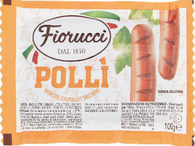 Salmonella spp, ministero della Salute segnala richiamo WURSTEL POLLI a marchio FIORUCCI