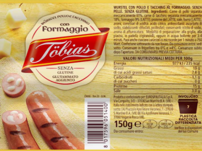 Allerta alimentare, wurstel con pollo e tacchino al formaggio ritirati da commercio: scoperta presenza di Listeria