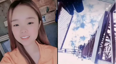 La star di TikTok muore in diretta facendo un selfie dopo una caduta da 43 metri. 