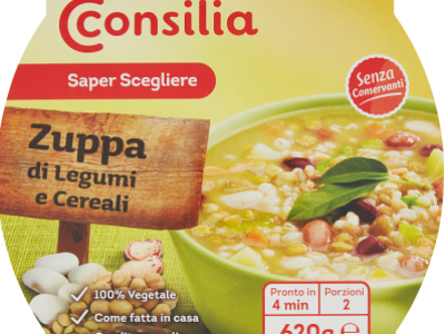 ZUPPA di LEGUMI e CEREALI CONSILIA con il botulino. 