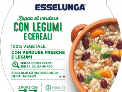Zuppa di verdure con legumi e cereali a marchio Esselunga con il botulino.La replica dell'azienda 